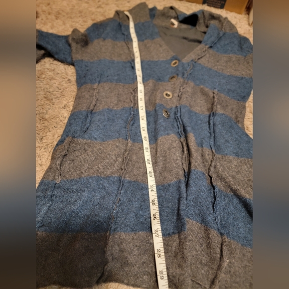 Free People Sweater Blue/gray size large - Picture 7 of 7